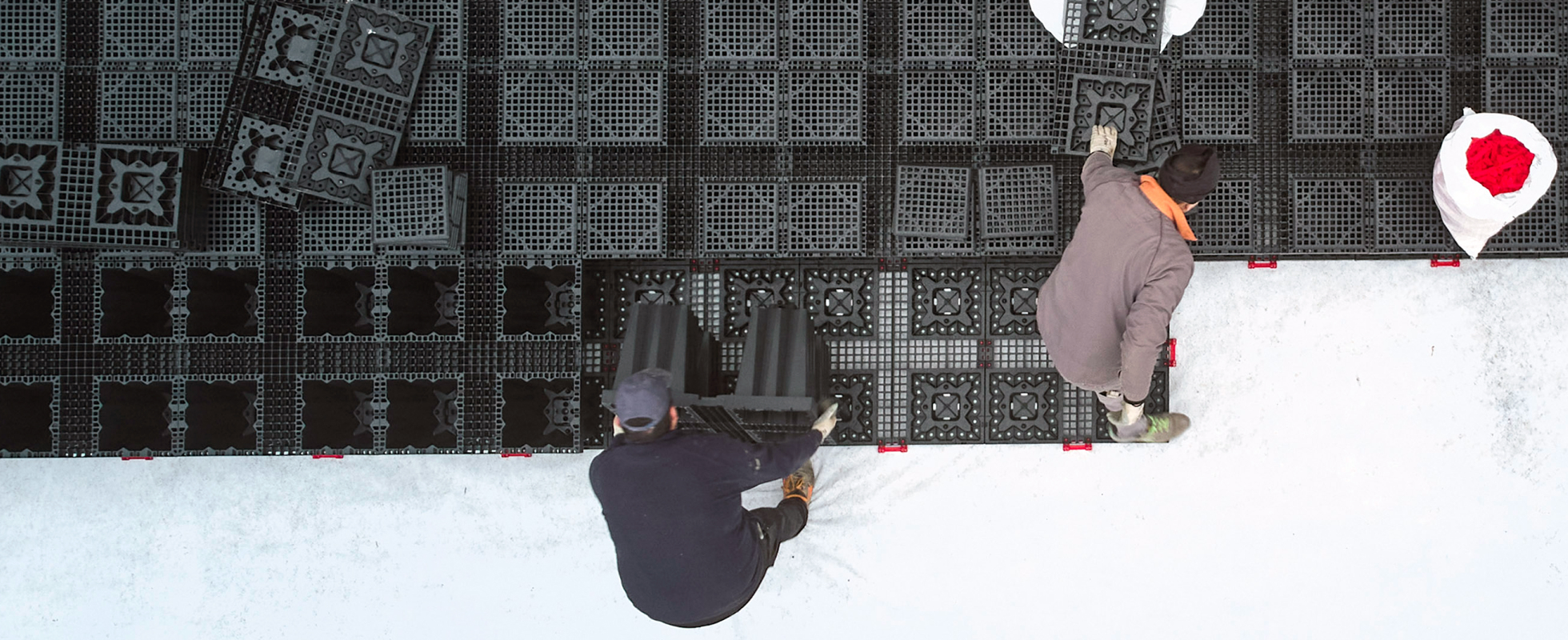 Aquabox Half solution successfully solved shallow-installation challenge at residential complex in Marcon, Venice